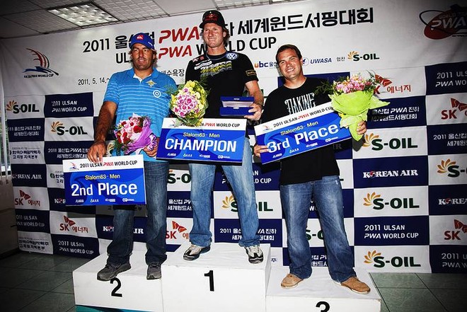Mens Winners - PWA World Cup Ulsan 2011 ©  John Carter / PWA http://www.pwaworldtour.com